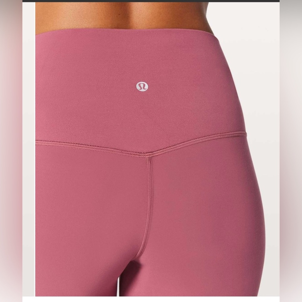 Lululemon Align Crop 
So Merlot- Buttery Soft ! NWOT- Sz 8 - Picture 4 of 6